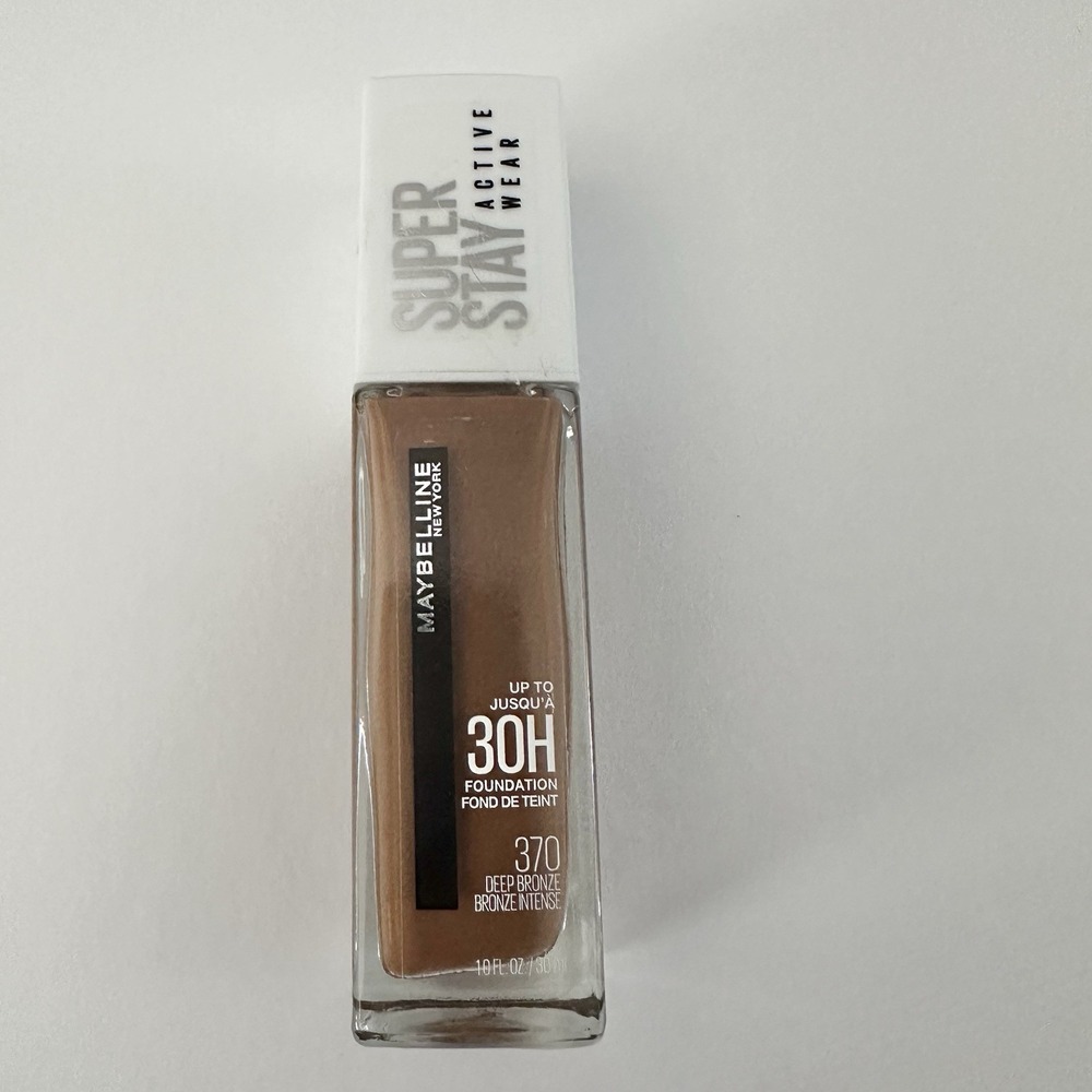Maybelline Super‎ Stay Full Coverage Foundation Deep Bronze 370 1 fl oz New